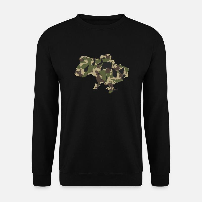 ukraine camoufalge - Unisex Pullover - Schwarz