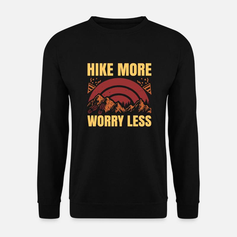 Hike More - Unisex Pullover - Schwarz
