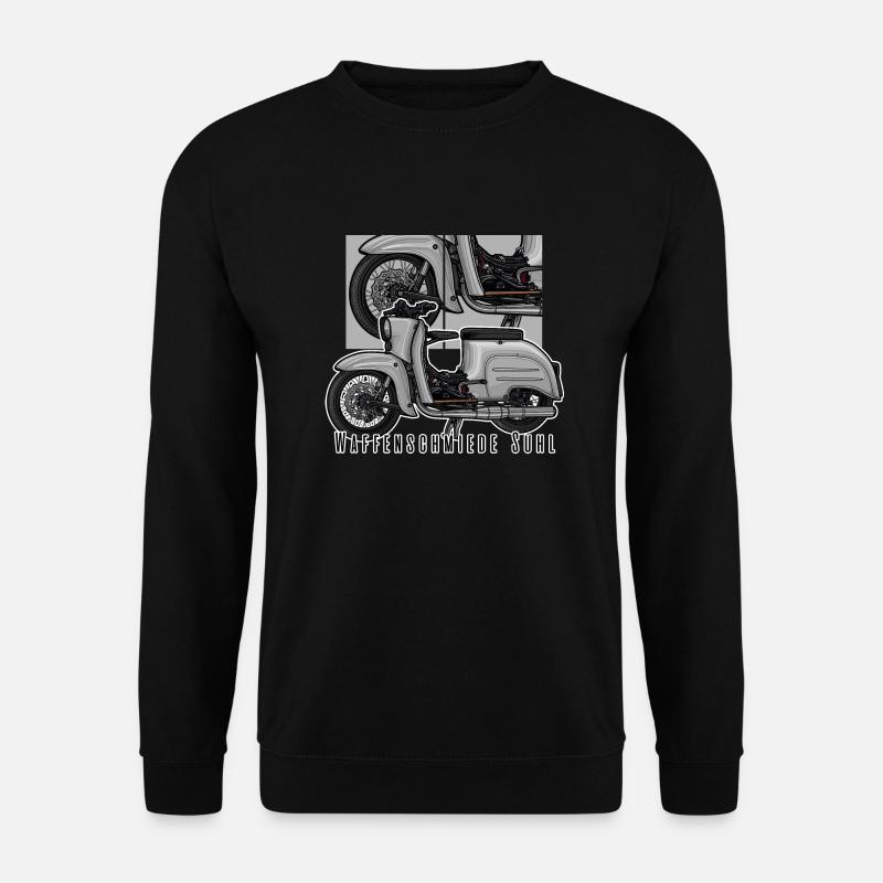 Schwalbe (grau) // Illustration - Unisex Pullover - Schwarz