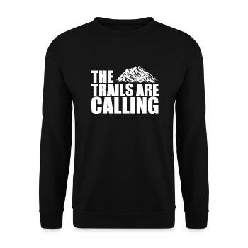 Trail Run Ultra Running Trekking en montagne Course à pied - Sweat-shirt Unisexe - noir - Devant - Alina (178cm) & Michal (187cm)