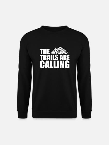 Trail Run Ultra Running Berg Trekking Laufen - Unisex Pullover - Schwarz