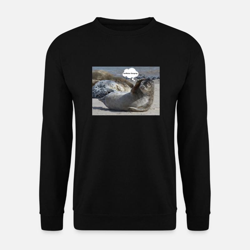 Robbe - Unisex Pullover - Schwarz
