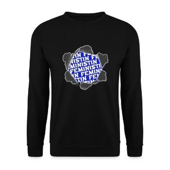 Bday Fun Protest Girl Female Women 2018 Woman - Unisex Sweatshirt - black - Front - Alina (178cm) & Michal (187cm)