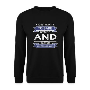 Dinosaurs Funny Sayings Mom Dinosaur Fan - Unisex Sweatshirt - black - Front - Alina (178cm) & Michal (187cm)