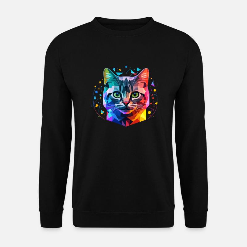 Cat - Unisex Pullover - Schwarz