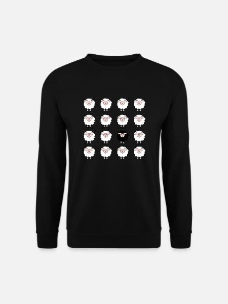 Mouton - Sweat-shirt Unisexe - noir
