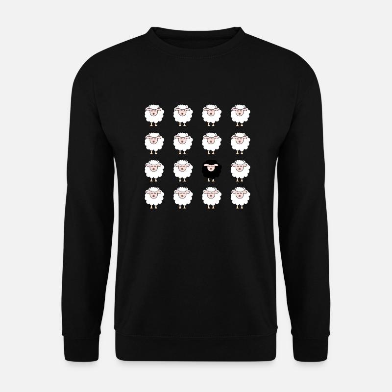 Sheep - Unisex Sweatshirt - black