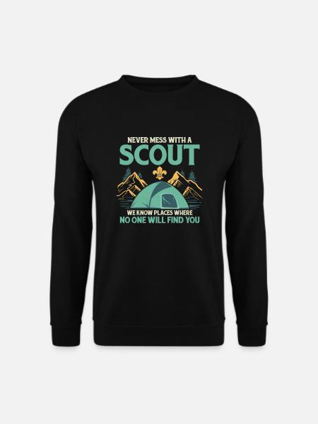 Stealthy Scout: Master of Secret Spots Tee - Unisex Pullover - Schwarz