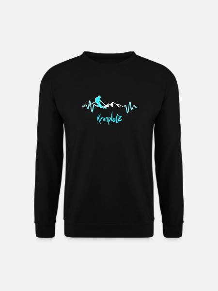 Skifahren Kronplatz - Unisex Pullover - Schwarz
