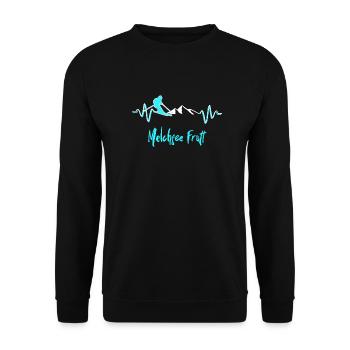 Ski Melchsee Frutt - Sweat-shirt Unisexe - noir - Devant - Alina (178cm) & Michal (187cm)