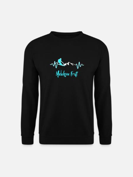 Skifahren Melchsee Frutt - Unisex Pullover - Schwarz