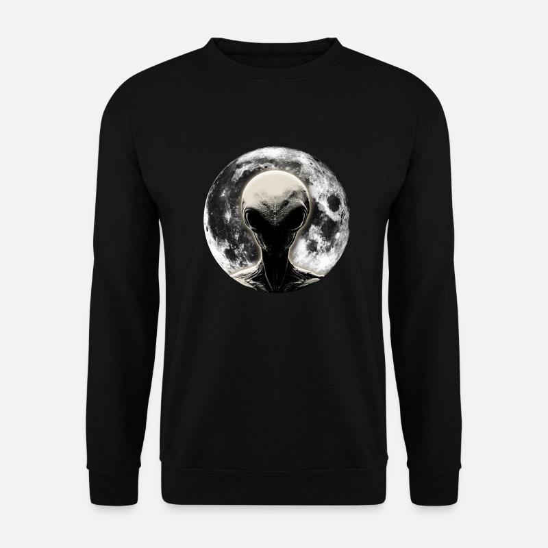 Alien Moonlight - Unisex Pullover - Schwarz