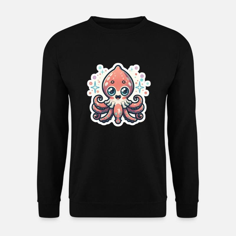 Tintenfisch-Liebhaber - Unisex Pullover - Schwarz