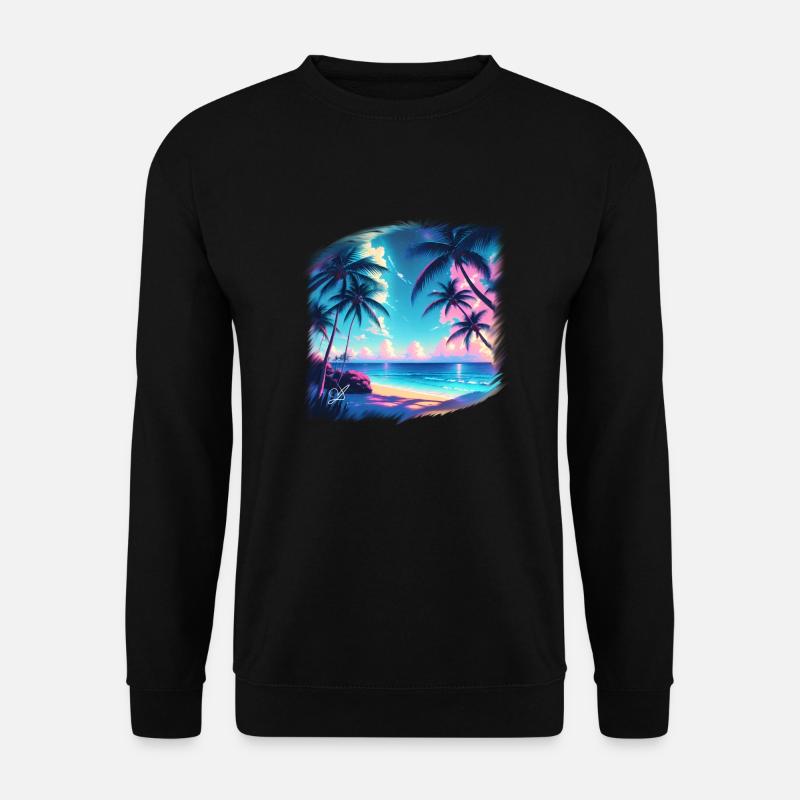 Beach Time - Unisex Sweatshirt - black