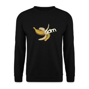 ridm banana - Unisex Pullover - Schwarz - Vorne - Alina (178cm) & Michal (187cm)