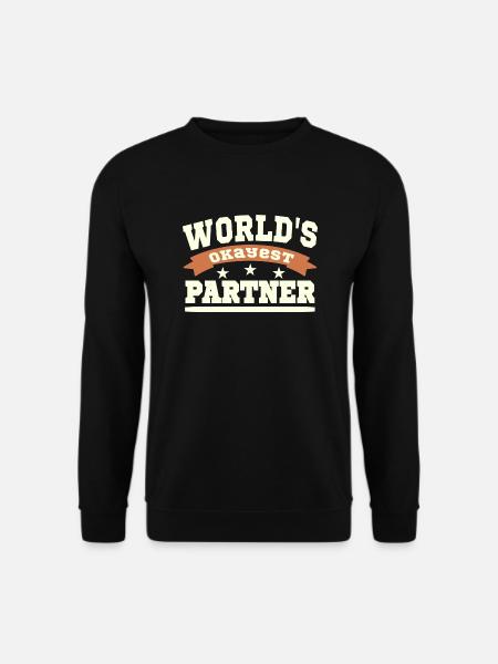 World's Okay Partners - Unisex Sweatshirt - black