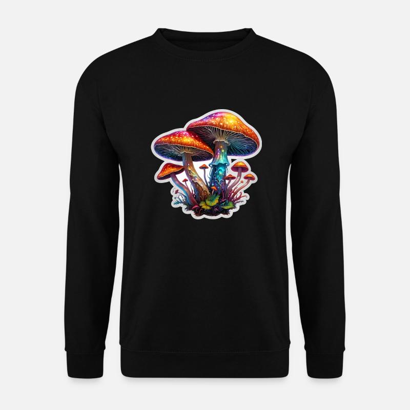 Zauberpilze - Unisex Pullover - Schwarz