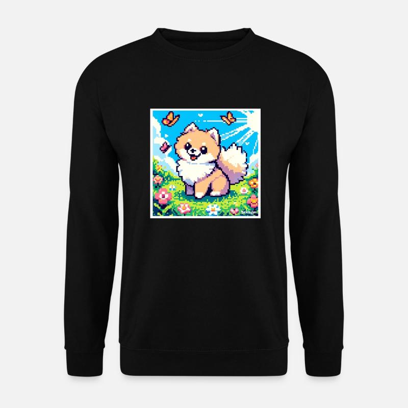 Pixel Pom - Unisex Sweatshirt - black
