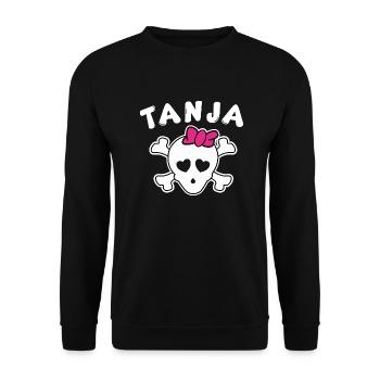 Pirate Tanja Design pour les filles et les femmes - Sweat-shirt Unisexe - noir - Devant - Alina (178cm) & Michal (187cm)