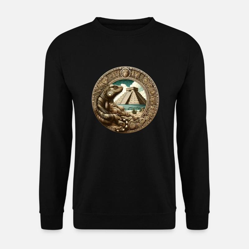 Die Urzeit der Maya - Unisex Pullover - Schwarz