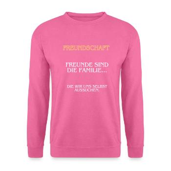 Freundschaft - Unisex Pullover - Pink - Vorne