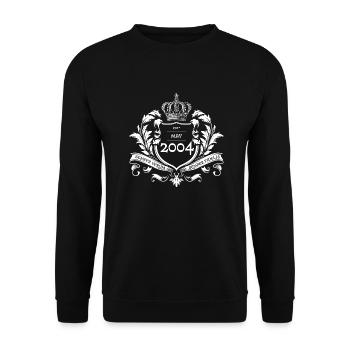 20th Anniversary "Semper Verum - Established" 05/2004 - Unisex Sweatshirt - black - Front - Alina (178cm) & Michal (187cm)
