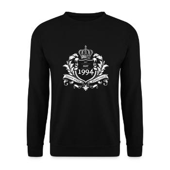 30th Anniversary "Semper Verum - Established 05/1994 - Unisex Sweatshirt - black - Front - Alina (178cm) & Michal (187cm)
