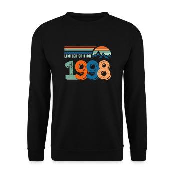 Limitierte Auflage 1998 - Unisex Pullover - Schwarz - Vorne - Alina (178cm) & Michal (187cm)