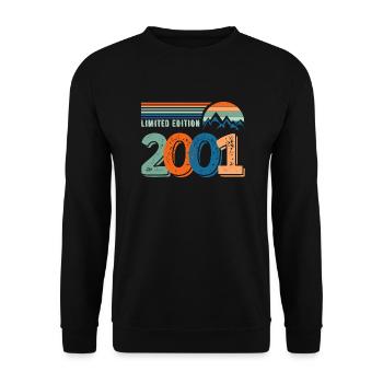 Limitierte Auflage 2001 - Unisex Pullover - Schwarz - Vorne - Alina (178cm) & Michal (187cm)