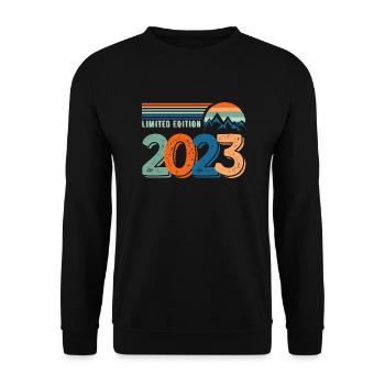 Limitierte Auflage 2023 - Unisex Pullover - Schwarz - Vorne - Alina (178cm) & Michal (187cm)