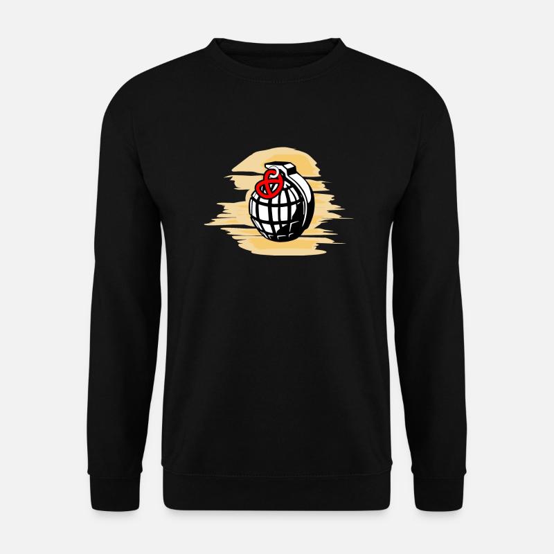 Pomegranate Pretzel Sun - Unisex Sweatshirt - black