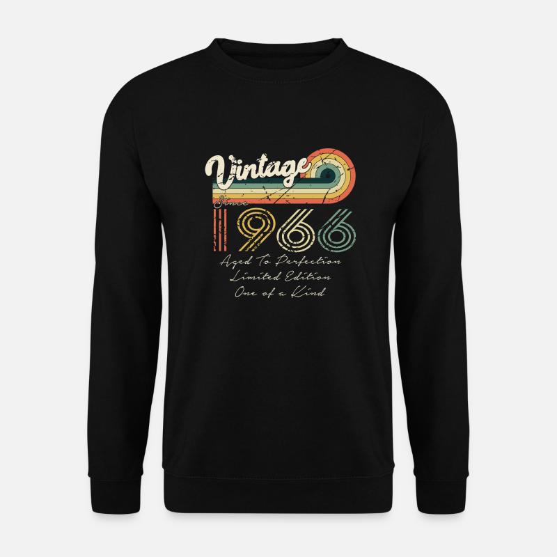 1966 Vintage Klassiker 1966 - Unisex Pullover - Schwarz