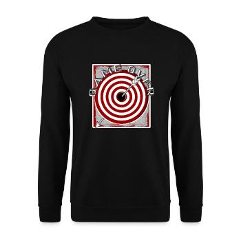jeu sur la carte de fléchettes Arrow Disc - Sweat-shirt Unisexe - noir - Devant - Alina (178cm) & Michal (187cm)