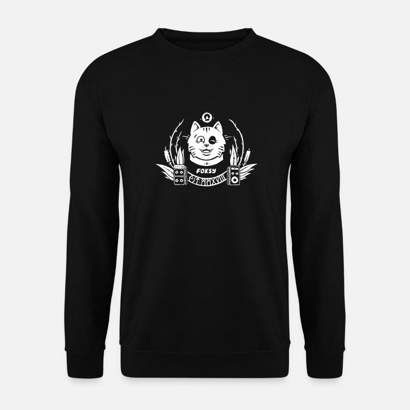 Schwarzäugige Kätzchenkatze - Unisex Pullover - Schwarz