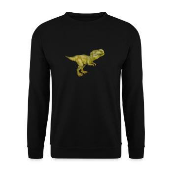 T-rex, Tyrannosaurus rex - Sweat-shirt Unisexe - noir - Devant - Alina (178cm) & Michal (187cm)