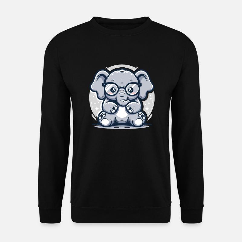Elephant - Unisex Sweatshirt - black