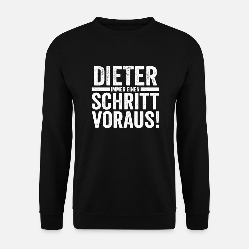 First name Dieter - Unisex Sweatshirt - black