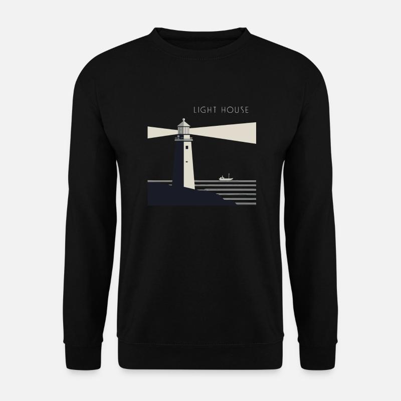 LIGHT HOUSE - Unisex Sweatshirt - black