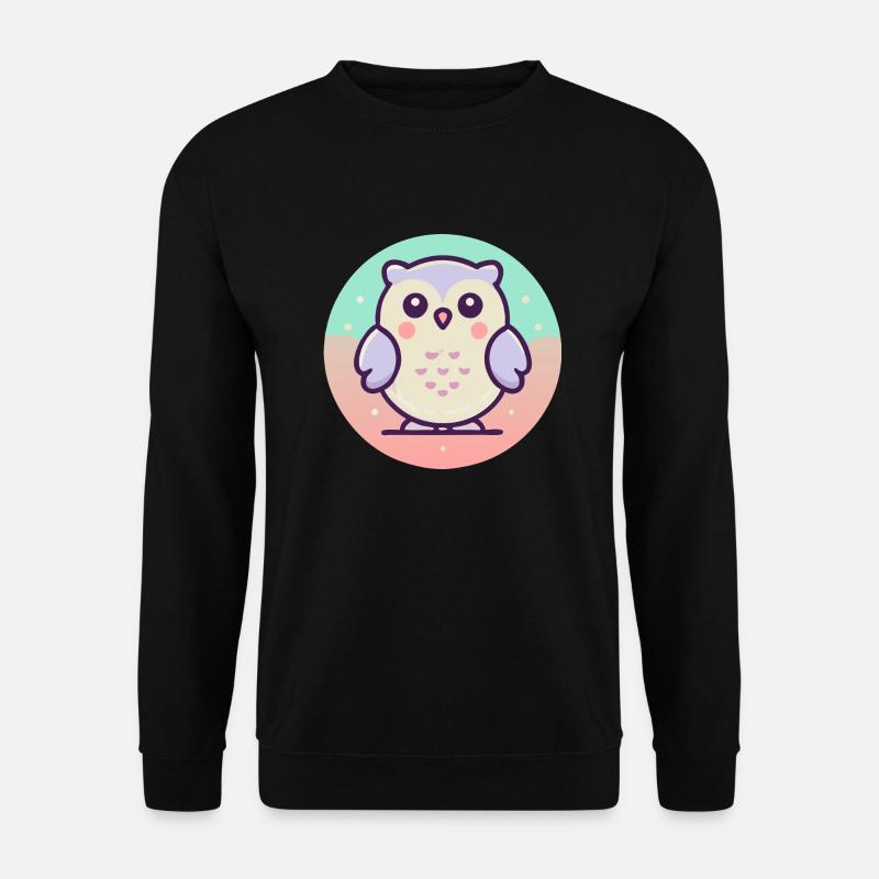 Owl - Unisex Sweatshirt - black