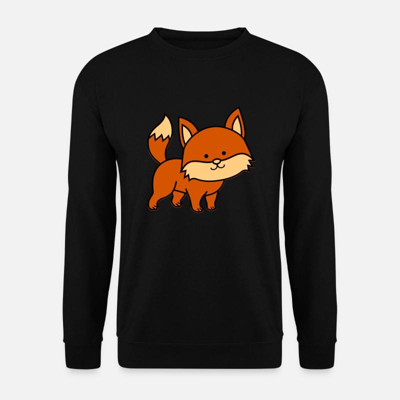 fuchs - Unisex Pullover - Schwarz