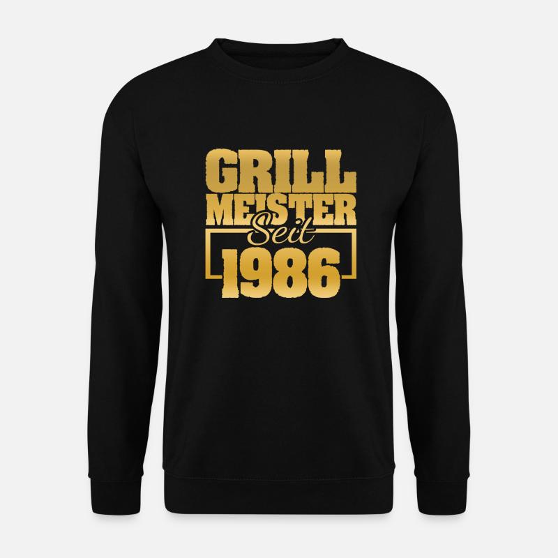 Grillinstructor 1986 - Unisex Pullover - Schwarz