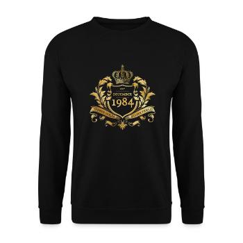 40e anniversaire Semper Verum - Créé 12/1984 - Sweat-shirt Unisexe - noir - Devant - Alina (178cm) & Michal (187cm)