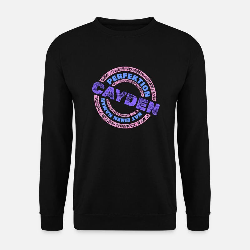 Cayden - Unisex Pullover - Schwarz