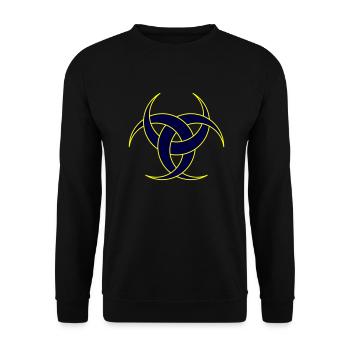 Emblème de Diane II - Sweat-shirt Unisexe - noir - Devant - Alina (178cm) & Michal (187cm)