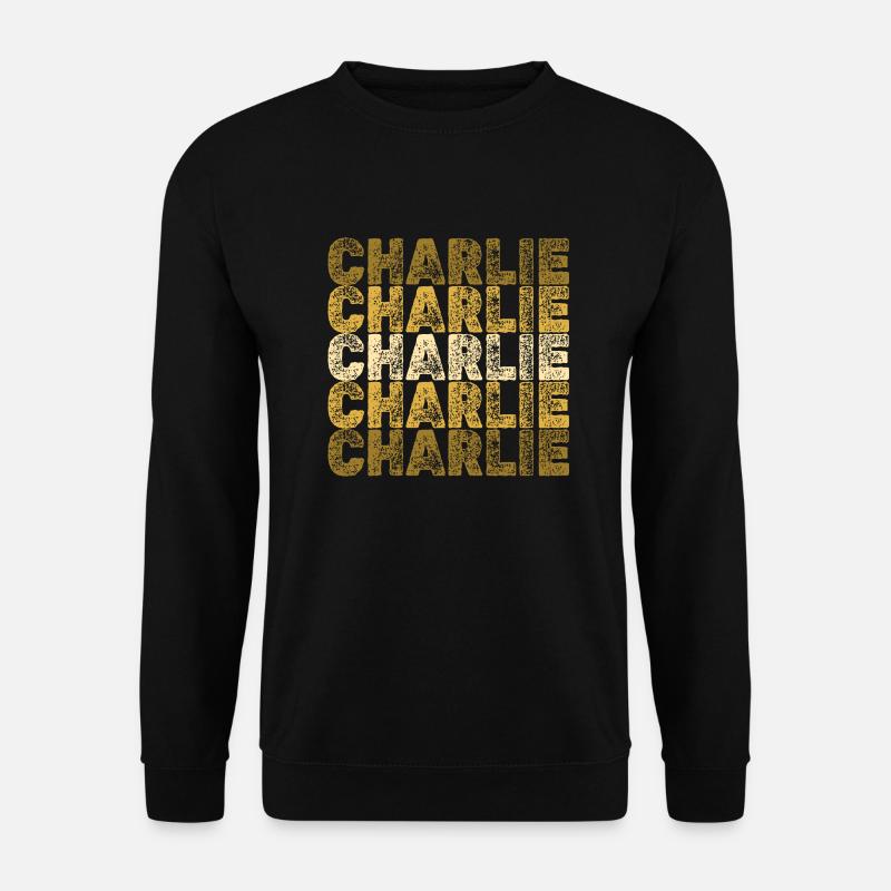 Charlie - Unisex Pullover - Schwarz