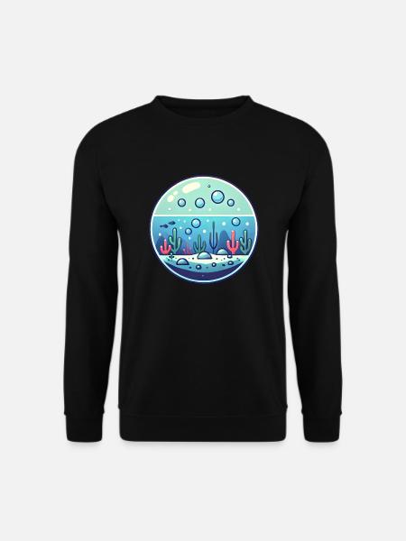 Wasserblase - Unisex Pullover - Schwarz
