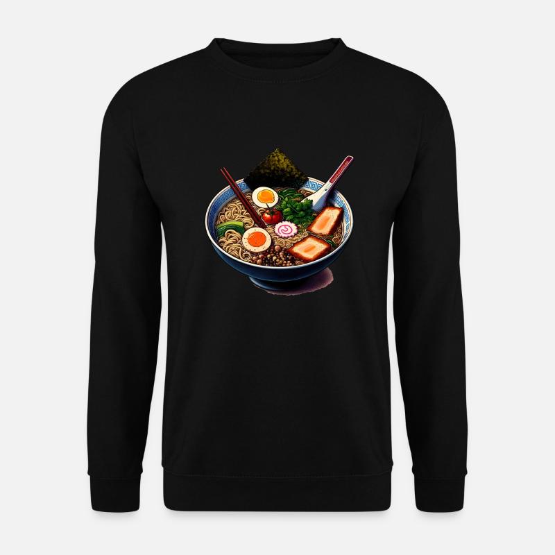 Ramen noodle soup - Unisex Sweatshirt - black