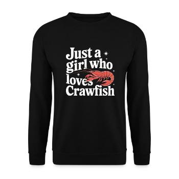 Homards, crabes, crevettes, fruits de mer - Sweat-shirt Unisexe - noir - Devant - Alina (178cm) & Michal (187cm)