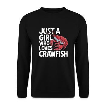Homards, crabes, crevettes, fruits de mer - Sweat-shirt Unisexe - noir - Devant - Alina (178cm) & Michal (187cm)