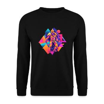 Spartan - Unisex Pullover - Schwarz - Vorne - Alina (178cm) & Michal (187cm)